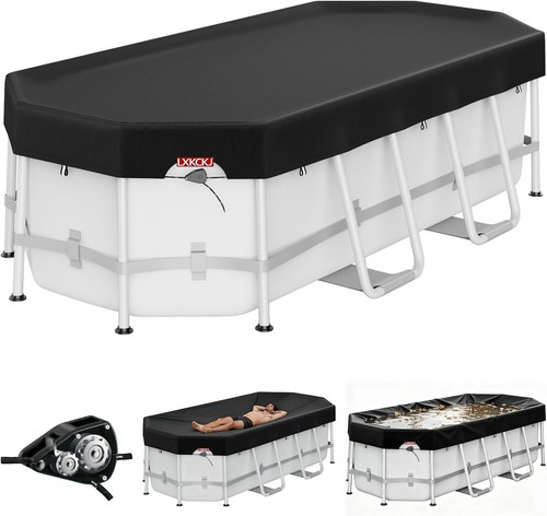 Pool cover above - cover, ground