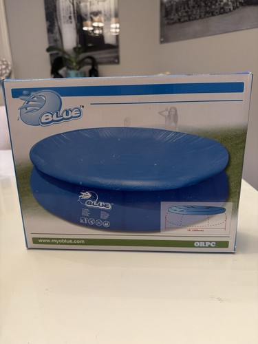 Blue pool cover - o, for